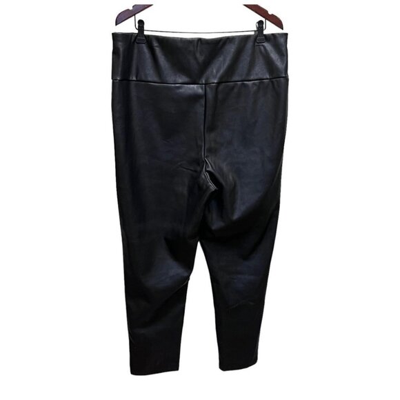 ADDITION Elle Love & Legend High Rise Faux Leather Leggings Size 18 - Picture 2 of 10